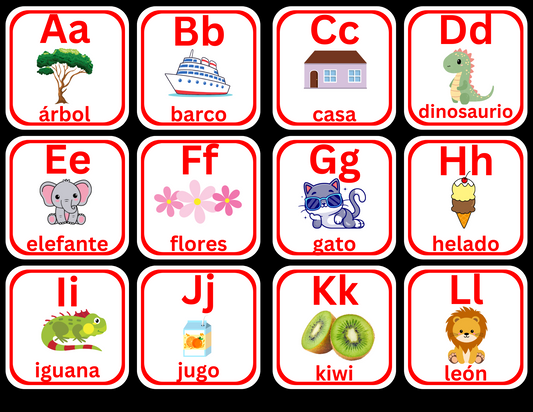 Alphabet in spanish
